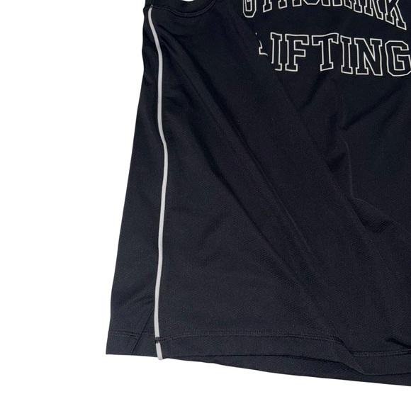 Gymshark Black Athletic MESH Tank Top Sz Small - Picture 8 of 10